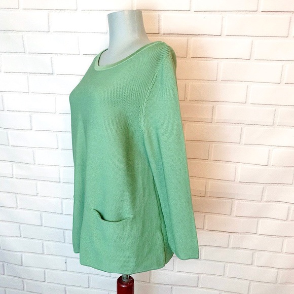 COS • Green Ribbed Pullover Sweater - Picture 5 of 8